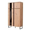 ΒΙΤΡΙΝΑ SARDINIA 2K VS1 ARTISAN OAK / ΜΑΥΡΟ 84.5x35x153.5εκ srd 11008232