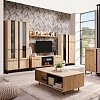 ΒΙΤΡΙΝΑ SARDINIA 2K VS1 ARTISAN OAK / ΜΑΥΡΟ 84.5x35x153.5εκ srd 11008232