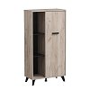 ΒΙΤΡΙΝΑ UMBRIA POP GREY OAK-ΜΑΥΡΟ 67x33x130εκ 11008864
