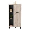 ΒΙΤΡΙΝΑ UMBRIA POP GREY OAK-ΜΑΥΡΟ 67x33x130εκ 11008864