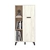 ΒΙΤΡΙΝΑ UMBRIA POP WHITE OAK - GREY OAK 67,5x33x130,5εκ f.l.d 11011881