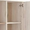 ΒΙΤΡΙΝΑ UMBRIA POP WHITE OAK - GREY OAK 67,5x33x130,5εκ f.l.d 11011881
