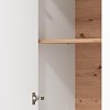 ΒΙΤΡΙΝΑ VALENCIA POP 1K ΛΕΥΚΟ-ARTISAN OAΚ-ΛΕΥΚΟ ΜΑΤ ΧΡΩΜΑ 60.5x41x194.5εκ 11011379