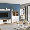 ΒΙΤΡΙΝΑ VALENCIA POP 2K ΛΕΥΚΟ-ARTISAN OAΚ-ΛΕΥΚΟ ΜΑΤ ΧΡΩΜΑ 103.5x41x143εκ 11011381