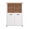 ΒΙΤΡΙΝΑ VALENCIA POP 2K ΛΕΥΚΟ-ARTISAN OAΚ-ΛΕΥΚΟ ΜΑΤ ΧΡΩΜΑ 103.5x41x143εκ 11011381