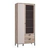 ΒΙΤΡΙΝΑ VANDEA 195 2K2F VS1 CASHMERE-GREY OAK 87x40x195εκ 11013569
