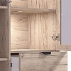 ΒΙΤΡΙΝΑ VANDEA 195 2K2F VS1 CASHMERE-GREY OAK 87x40x195εκ 11013569