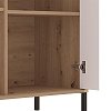 ΒΙΤΡΙΝΑ VANDEA 2K POP ARTISAN-ΜΑΥΡΟ ΜΑΤ 87x40x131εκ 11013670