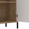 ΒΙΤΡΙΝΑ VANDEA 2K POP CASHMERE-GREY OAK 87x40x131εκ 11013843