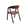 Πολυθρόνα Τραπεζαρίας Brooke Light Walnut 2τμχ 1114 IN 400-02-005