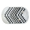 ΧΑΛΙ ΟΒΑΛ Fylliana 733 ΜΑΥΡΟ ΜΠΕΖ ΥΦΑΣΜΑ 90x150εκ rxt 373-123-773