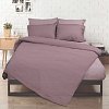 Σεντόνι με Λάστιχο Εμπριμέ Chic Λιλά Διπλό 160x200+32