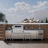THERMOGATZ TGH-BI-B4-G BBQ Υγραερίου Μαύρο 19.3kW 03.313.417