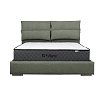 ΔΙΠΛΟ ΚΡΕΒΑΤΙ Fylliana Andros ΛΑΔΙ ΧΡΩΜΑ 175x214x115εκ (160x200) 887-225-019