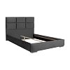 ΔΙΠΛΟ ΚΡΕΒΑΤΙ Fylliana Berlin ΓΚΡΙ ΧΡΩΜΑ ΥΦΑΣΜΑΤΟΣ 175x214x115εκ(160*200) 887-223-003