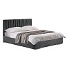 ΔΙΠΛΟ ΚΡΕΒΑΤΙ Fylliana Palermo ΓΚΡΙ ΧΡΩΜΑ ΥΦΑΣΜΑΤΟΣ 175x214x115εκ (160x200) 887-223-006