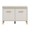 ΕΠΙΠΛΟ ΧΩΛ BELFORT KOM CASHMERE ΜΕ ΜΠΕΖ ΜΑΞΙΛΑΡΙ 80x40x57εκ 11013555