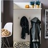 ΕΠΙΠΛΟ ΧΩΛ Beny CIV 760 ΛΕΥΚΟ-ΛΕΥΚΗ ΛΑΚΑ 76x25,5x114εκ 11008563