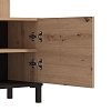 ΕΠΙΠΛΟ ΧΩΛ CAPITELLO ARTISAN-ΜΑΥΡΟ-ΜΑΥΡΟ ΜΑΤ FOIL 90x33x191εκ fxtr 11011918