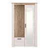 ΕΠΙΠΛΟ ΧΩΛ KENT PS GREY OAK-ΛΕΥΚΟ OAK ΧΡΩΜΑ 114x37x195εκ 11008734