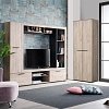 ΕΠΙΠΛΟ ΧΩΛ LORCA GREY OAK / ΜΑΥΡΟ 67x40x195εκ fxtr 11008354