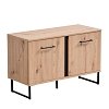 ΕΠΙΠΛΟ ΧΩΛ SARDINIA KOM ARTISAN OAK / ΜΑΥΡΟ 84,5x35x54,5εκ 11008257