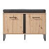 ΕΠΙΠΛΟ ΧΩΛ SARDINIA KOM ARTISAN OAK / ΜΑΥΡΟ 84,5x35x54,5εκ 11008257