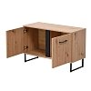 ΕΠΙΠΛΟ ΧΩΛ SARDINIA KOM ARTISAN OAK / ΜΑΥΡΟ 84,5x35x54,5εκ 11008257
