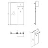ΕΠΙΠΛΟ ΧΩΛ SARDINIA OG GIV ARTISAN OAK / ΜΑΥΡΟ 79x20x133εκ fxtr 11008258