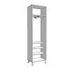 ΕΠΙΠΛΟ ΧΩΛ UMBRIA P1 GREY OAK 53,5x35x192εκ fxtr 11008183