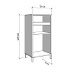 ΕΠΙΠΛΟ ΕΙΣΟΔΟΥ-ΧΩΛ ARRAN 1K1F CASHMERE ΧΡΩΜΑ 55x40x110εκ 11014464