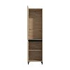 ΕΠΙΠΛΟ ΕΙΣΟΔΟΥ-ΧΩΛ ARRAN P1 OG ARTISAN OAK/ΜΑΥΡΟ ΜΑΤΤ ΧΡΩΜΑ 55x40x205εκ 11014055