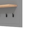 ΕΠΙΠΛΟ ΕΙΣΟΔΟΥ VALENCIA CIV ARTISAN OAΚ-ΓΚΡΙ ΜΑΤ 87x20x57εκ fxtr 11011366