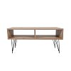 ΕΠΙΠΛΟ ΤΗΛΕΟΡΑΣΗΣ Fylliana April GREY OAK ΜΕ ΜΑΥΡΑ ΠΟΔΙΑ 100*40*47 835-92-095
