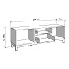 ΕΠΙΠΛΟ ΤΗΛΕΟΡΑΣΗΣ ESSEX 154 3K2F2V CASHMERE 154x42x51εκ 11014475