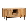 ΕΠΙΠΛΟ ΤΗΛΕΟΡΑΣΗΣ Fylliana Bhopal GOLDEN BROWNΧΡΩΜΑ 135x40x60εκ 938-223-002