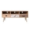 ΕΠΙΠΛΟ ΤΗΛΕΟΡΑΣΗΣ Fylliana "Lounge" SONOMA OAK 120x39,5x50εκ 271-123-056