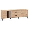 ΕΠΙΠΛΟ ΤΗΛΕΟΡΑΣΗΣ LAVAL 157 3K2F2V ARTISAN ΟΑΚ/ΜΑΥΡΟ 157x40x52εκ 11014527