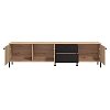 ΕΠΙΠΛΟ ΤΗΛΕΟΡΑΣΗΣ MAYENNE 208 4K2F3V ARTISAN OAK-ΜΑΥΡΟ MAT 208x40x55εκ 11013376
