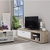 ΕΠΙΠΛΟ ΤΗΛΕΟΡΑΣΗΣ REMO GREY OAK / ΛΕΥΚΗ ΛΑΚΑ 162x41x43εκ 11008810