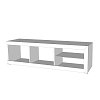 ΕΠΙΠΛΟ ΤΗΛΕΟΡΑΣΗΣ REMO GREY OAK / ΛΕΥΚΗ ΛΑΚΑ 162x41x43εκ 11008810