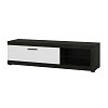 ΕΠΙΠΛΟ ΤΗΛΕΟΡΑΣΗΣ REMO ΜΑΥΡΟ / ΛΕΥΚΟ HIGH GLOSS FOIL 162x42x44εκ 11013494