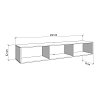 ΕΠΙΠΛΟ ΤΗΛΕΟΡΑΣΗΣ ROYAN TV 192 3K3V ARTISAN OAK ΧΡΩΜΑ 192x42x32εκ 11014458