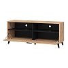ΕΠΙΠΛΟ ΤΗΛΕΟΡΑΣΗΣ UMBRIA TV 140 ARTISAN-ΜΑΥΡΟ 137x40x57εκ 11011232