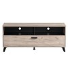 ΕΠΙΠΛΟ ΤΗΛΕΟΡΑΣΗΣ UMBRIA TV 140 GREY OAK-ΜΑΥΡΟ 137x40x58εκ 11008827
