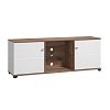 ΕΠΙΠΛΟ TV BURGUNDY 160 3K2V ΛΕΥΚΟ-FLAGSTAFF OAK-ΛΕΥΚΟ HIGH GLOSS FOIL 157x40x51εκ s.p.k 11012061