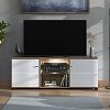 ΕΠΙΠΛΟ TV BURGUNDY 160 3K2V ΛΕΥΚΟ-FLAGSTAFF OAK-ΛΕΥΚΟ HIGH GLOSS FOIL 157x40x51εκ s.p.k 11012061