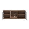 ΕΠΙΠΛΟ TV BURGUNDY 160 3K2V ΛΕΥΚΟ-FLAGSTAFF OAK-ΛΕΥΚΟ HIGH GLOSS FOIL 157x40x51εκ s.p.k 11012061