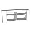 ΕΠΙΠΛΟ TV Kent 120 GREY OAK-WHITE OAK 122x43x49εκ 11008806