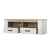 ΕΠΙΠΛΟ TV Kent 150 GREY OAK/WHITE OAK 151x43x49εκ knt 11008807